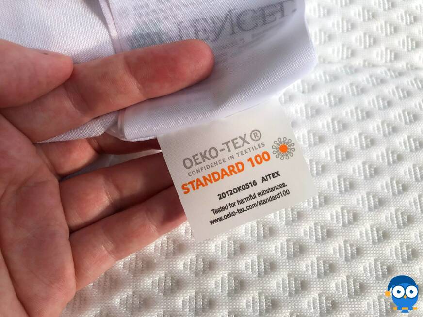 DreamCloud mattress protector Tencel tag